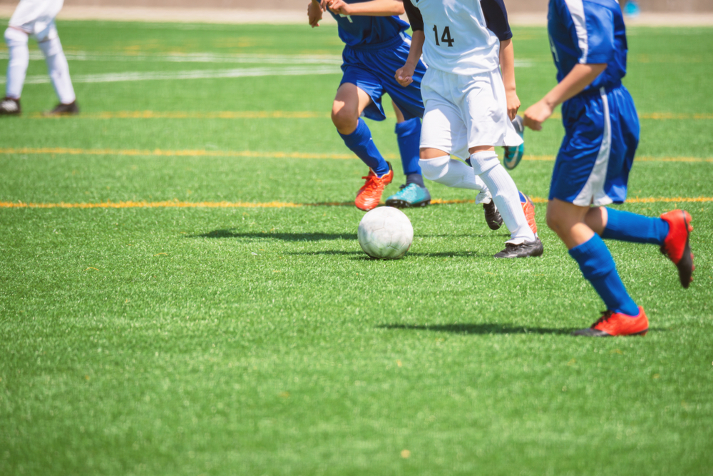 Scenery,Of,The,Kids,Soccer,Game