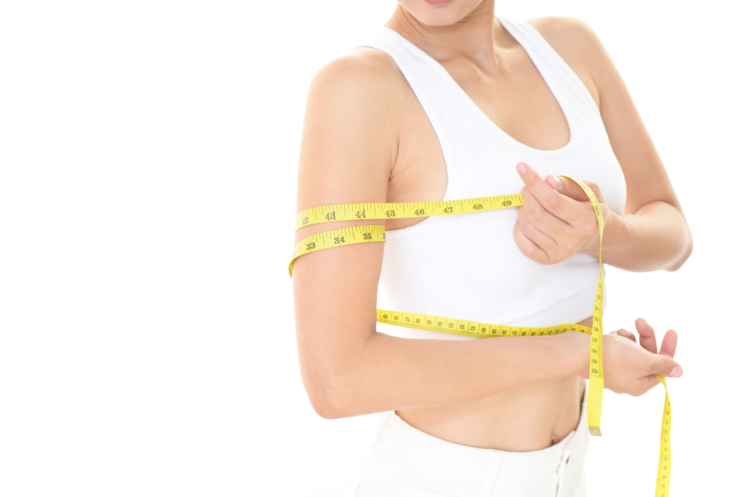 Woman,Measuring,Upper,Arm Woman,Measuring,Upper,Arm